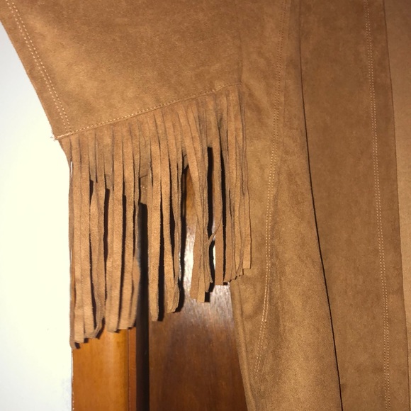 Tassel Suede Cover-Up/Light Jacket - Picture 3 of 5